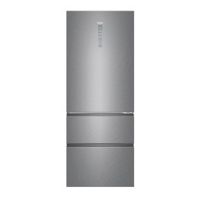 Haier A4FE742CPJ fridge-freezer Freestanding 463 L E Stainless steel