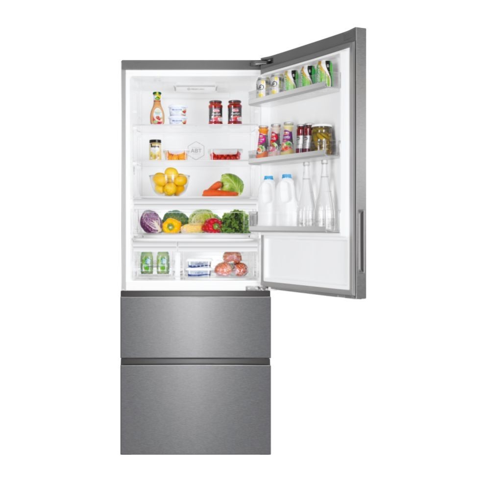 Haier A4FE742CPJ réfrigérateur-congélateur Pose libre 463 L E Acier inoxydable