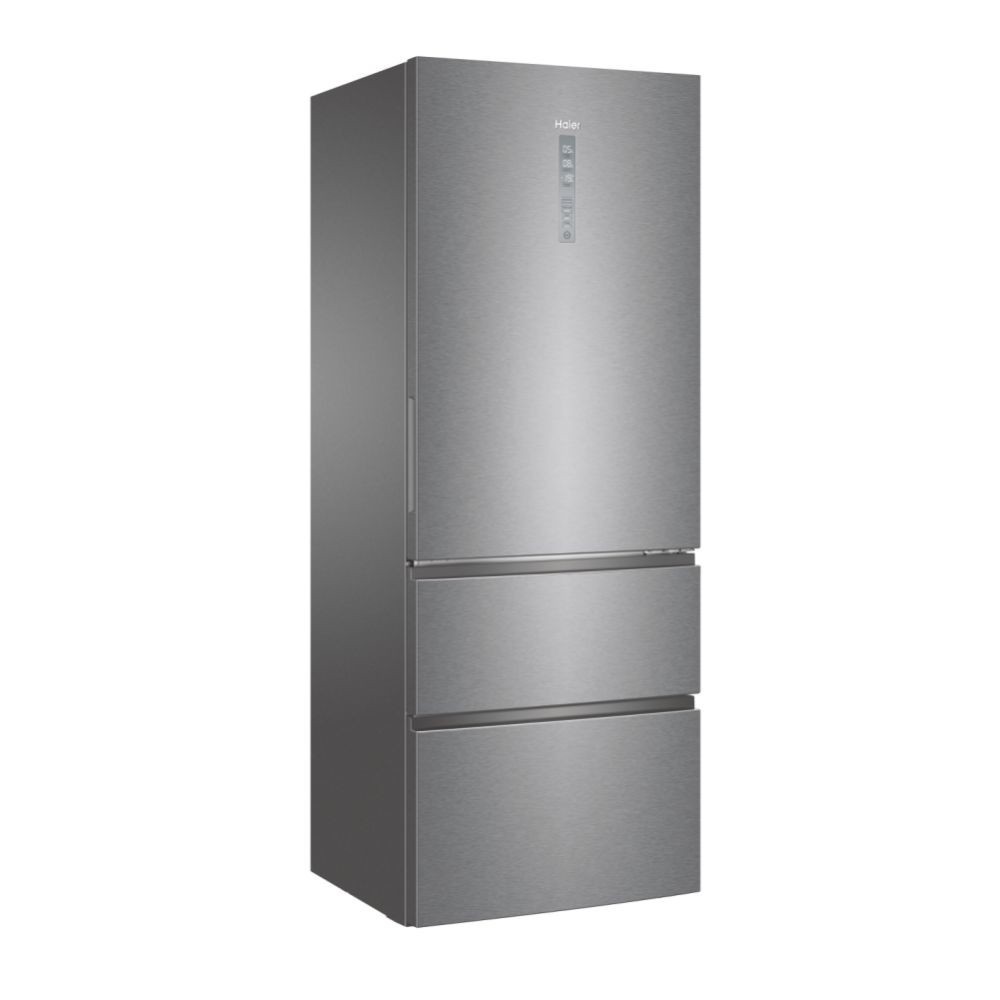 Haier A4FE742CPJ fridge-freezer Freestanding 463 L E Stainless steel