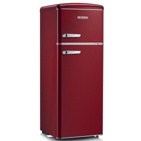 Réfrigérateur avec congélateur Severin RKG 8931 Autoportante 206 L E Bordeaux