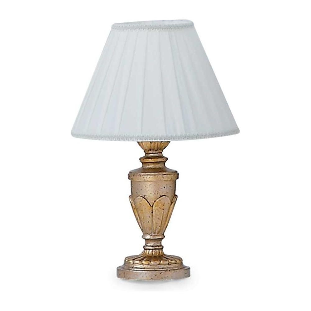 Lampe de Table IDEAL LUX FIRENZE tl1 Or 24 x 35 cm 020853 - Éclairage élégant et sophistiqué !