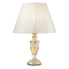 IDEAL LUX FIRENZE tl1 Lampada Tavolo Bianco 24 x 35 cm 012889 - Luminosità Elegante per il Tuo Spazio!