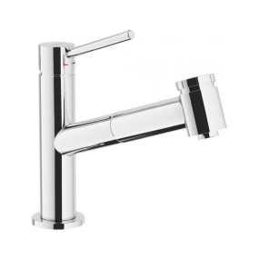 Nobili AQ93117CR mixer with sink shower Chrome finish