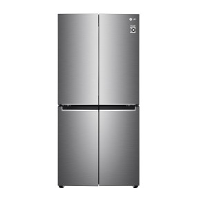 LG GMB844PZFG side-by-side refrigerator Freestanding 530 L F Metallic, Silver
