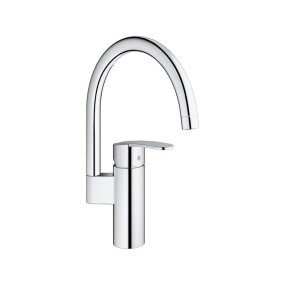 GROHE WAVE single-lever sink mixer Chrome starlight 32449001