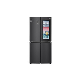 LG InstaView GMQ844MC5E side-by-side refrigerator Freestanding 530 L E Black