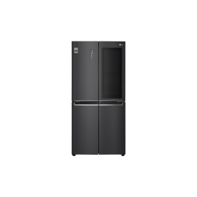 LG InstaView GMQ844MC5E frigo américain Pose libre 530 L E Noir