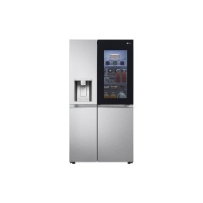 LG InstaView GSXV90MBAE side-by-side refrigerator Freestanding 635 L E Stainless steel