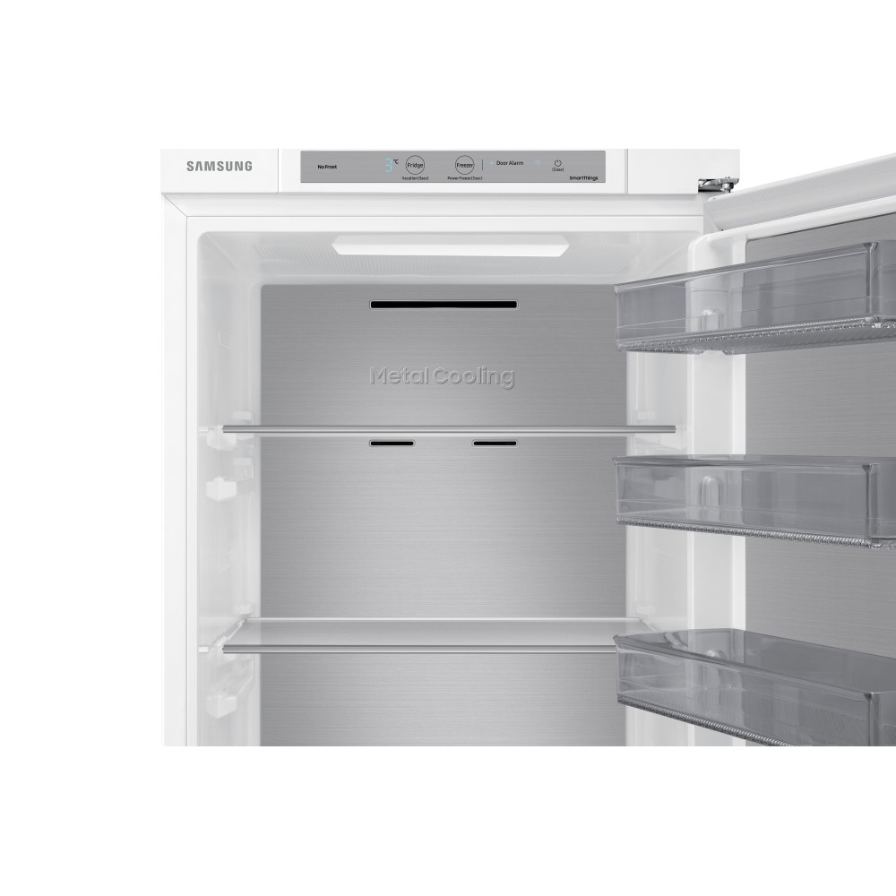 Samsung BRD27703EWW combi-fridge Freestanding 270 L E White