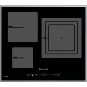 KitchenAid KHID3 65510 hob Black Built-in Zone induction hob 3 zone(s)