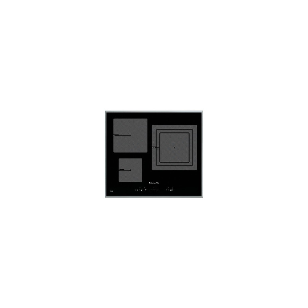 KitchenAid KHID3 65510 hob Black Built-in Zone induction hob 3 zone(s)