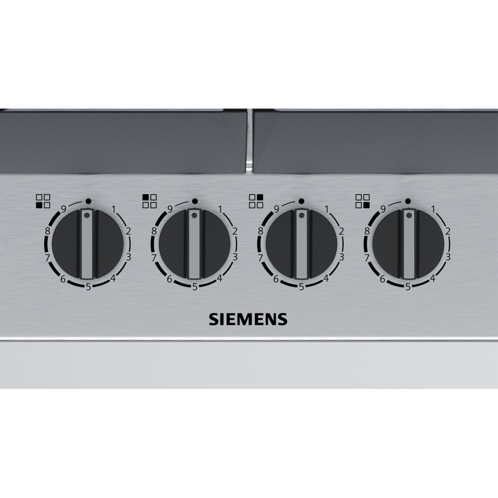 Siemens EC6A5HC90 piano cottura Acciaio inossidabile Da incasso Gas 4 Fornello(i)