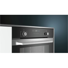 Siemens iQ500 HB337A0S0 oven 71 L A Black, Stainless steel