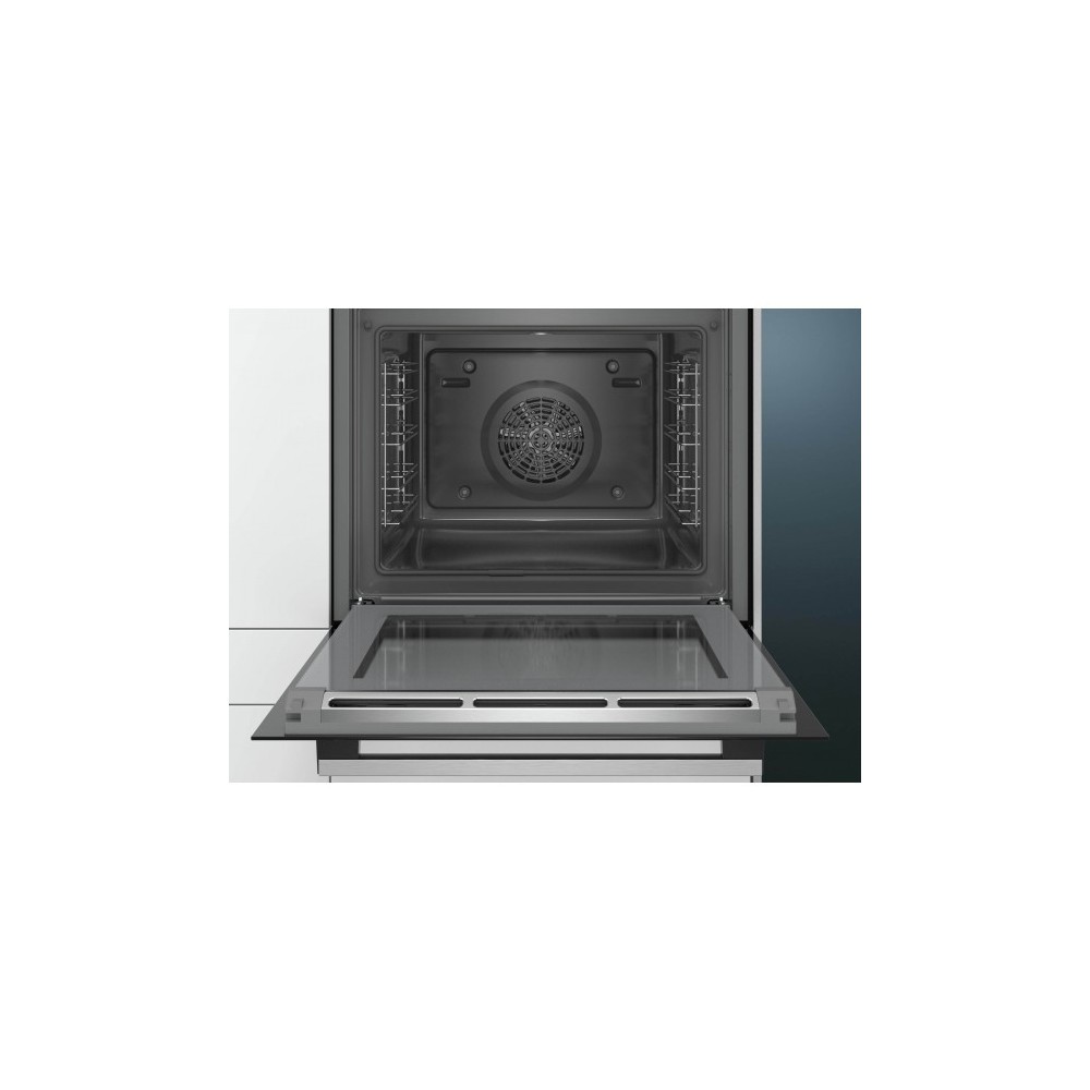 Siemens iQ300 HB573ABR0 oven 71 L 3600 W A Black, Stainless steel