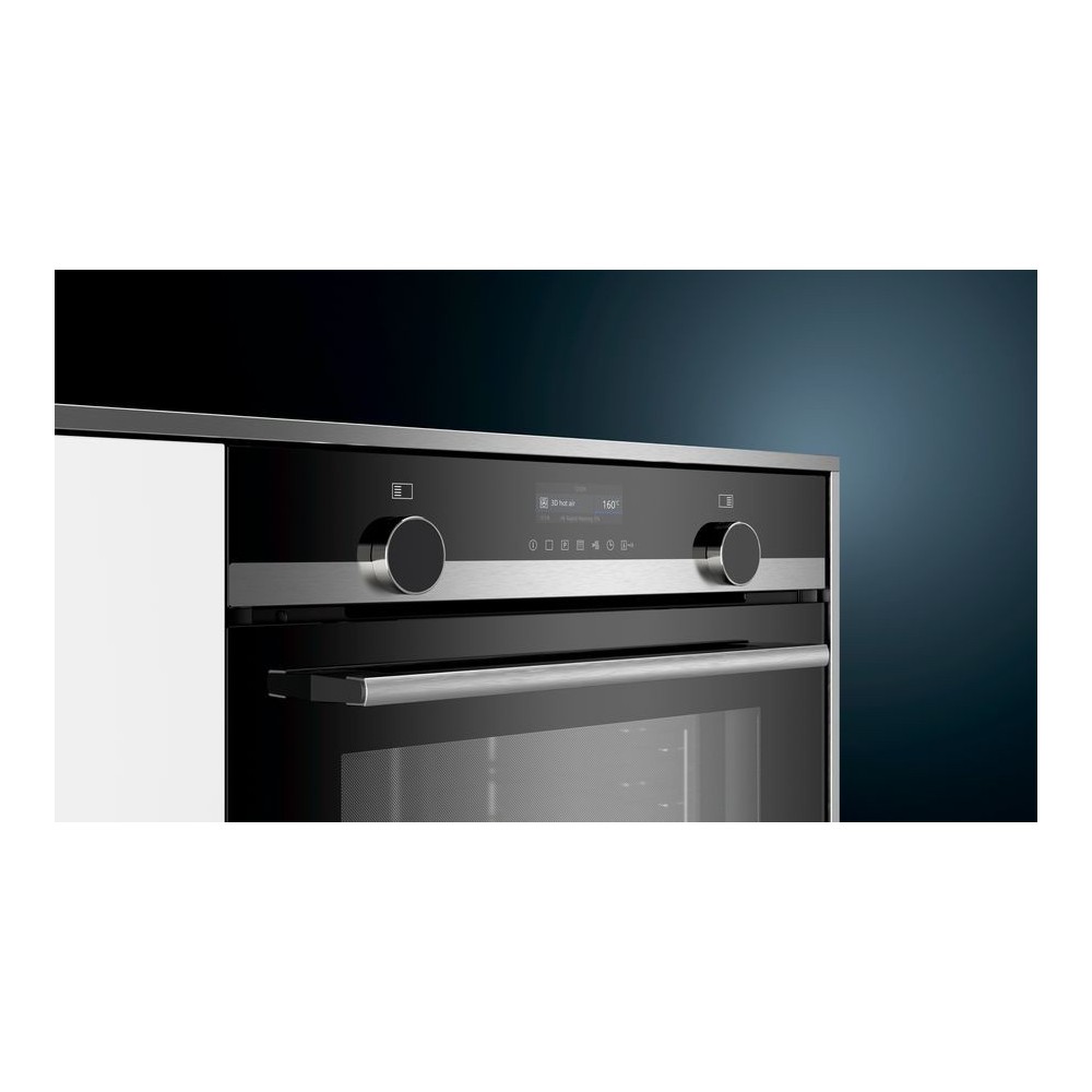 Siemens iQ500 HB579GBS0 oven 71 L 3600 W A Black, Stainless steel