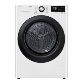 LG RH90V9AVBN tumble dryer Freestanding Front-load 19.8 lbs (9 kg) A+++ White