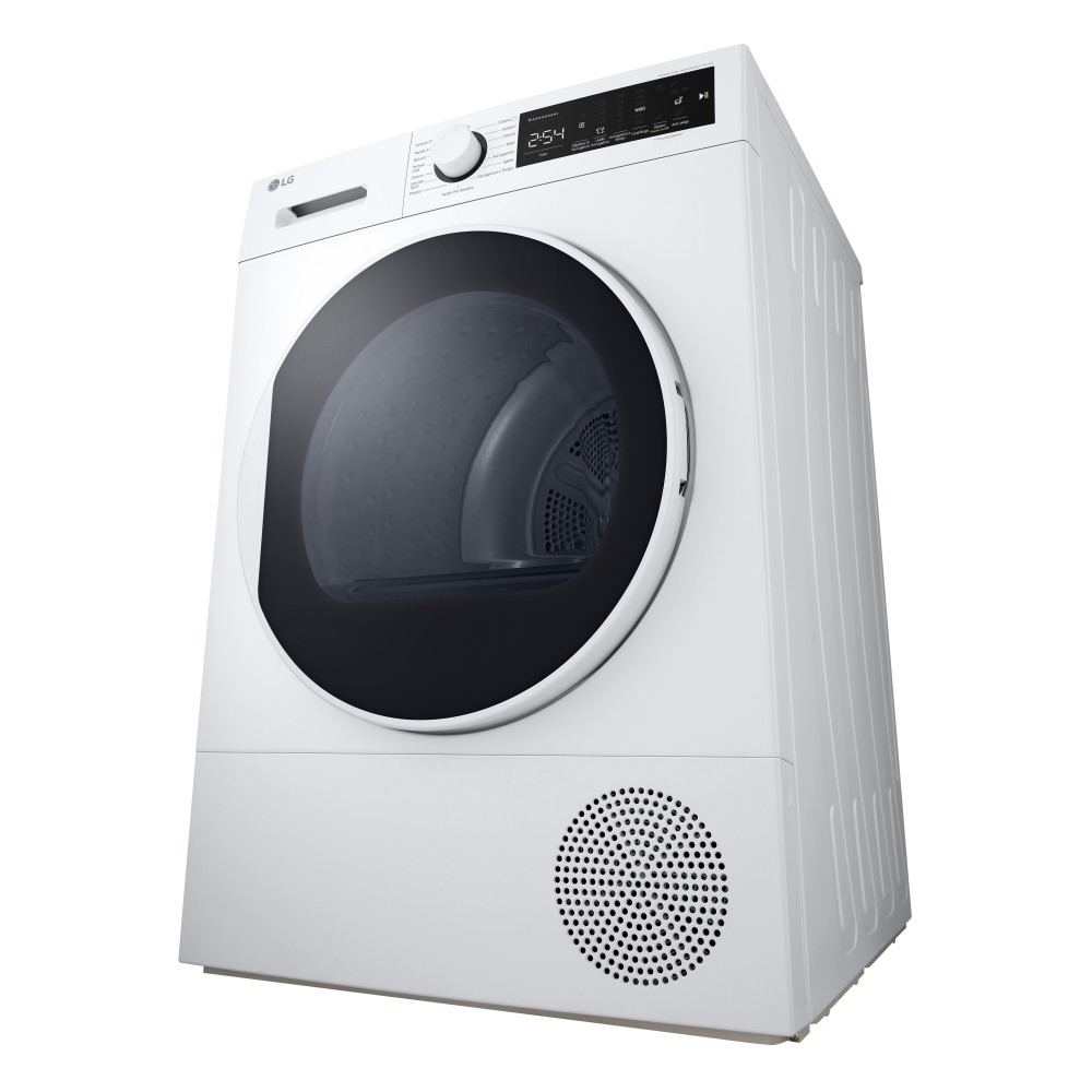LG RH80M3AV6R tumble dryer Freestanding Front-load 17.6 lbs (8 kg) A++ White