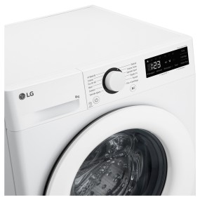 LG F4R3009NNWW washing machine Front-load 19.8 lbs (9 kg) 1400 RPM White