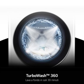 LG F4R7010TSWG washing machine Front-load 22 lbs (10 kg) 1400 RPM White