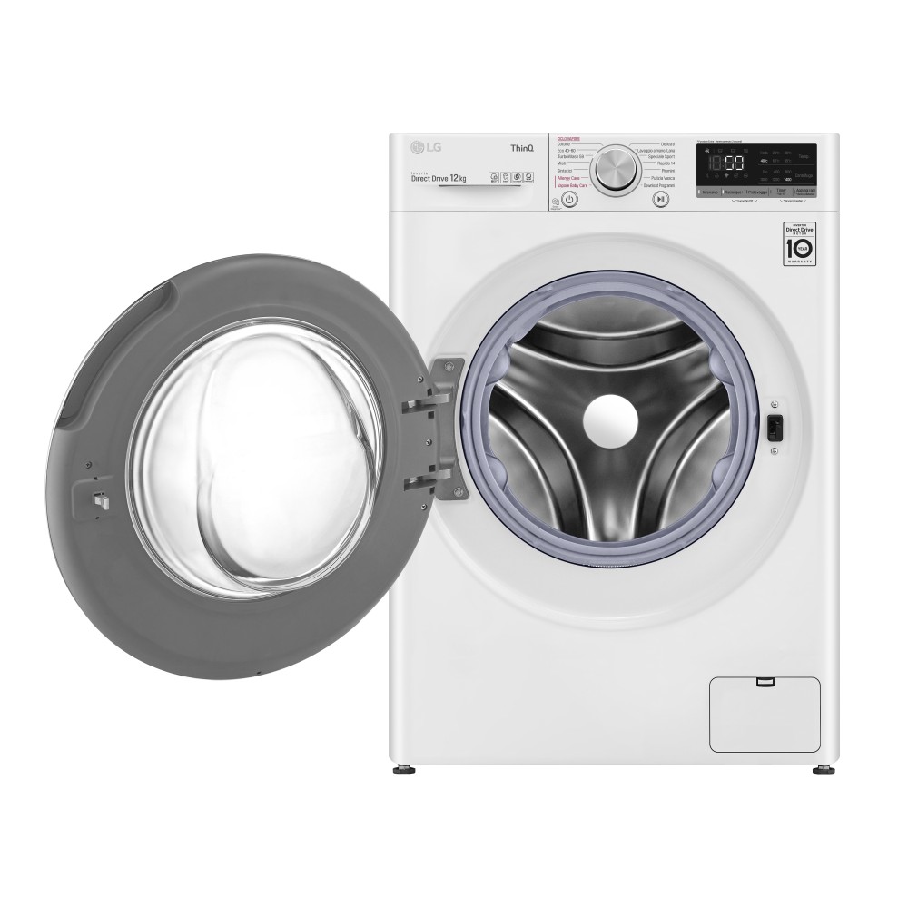 LG F4WV512S0E machine à laver Charge avant 12 kg 1400 tr min Blanc