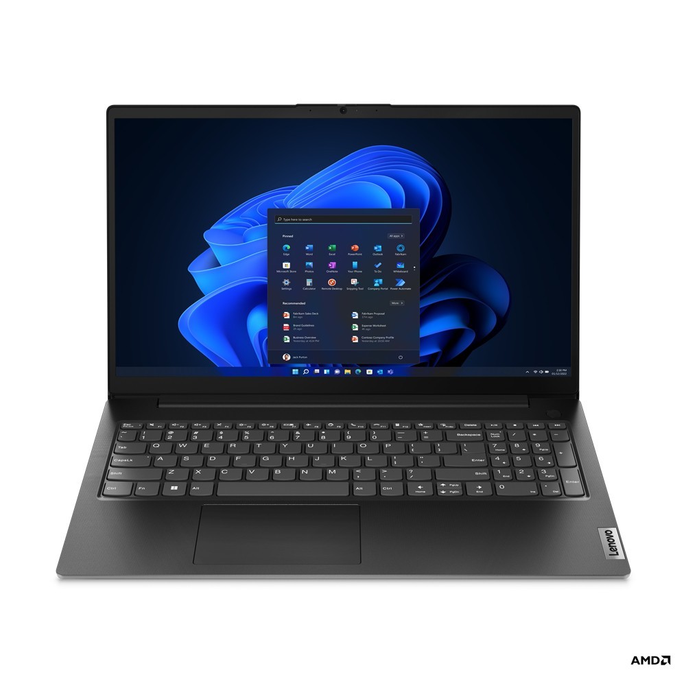 Lenovo V15 G4 AMN Laptop 15.6" Full HD AMD Ryzen™ 5 7520U 16 GB LPDDR5-SDRAM 512 GB SSD Wi-Fi 5 (802.11ac) Windows 11 Pro Black