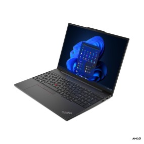 Lenovo ThinkPad E16 Gen 1 (AMD) Laptop 16" WUXGA AMD Ryzen™ 5 7530U 8 GB DDR4-SDRAM 512 GB SSD Wi-Fi 6 (802.11ax) Windows 11