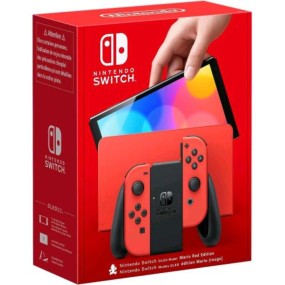 Nintendo Switch - OLED Model - Mario Red Edition portable game console 7" 64 GB Touchscreen Wi-Fi