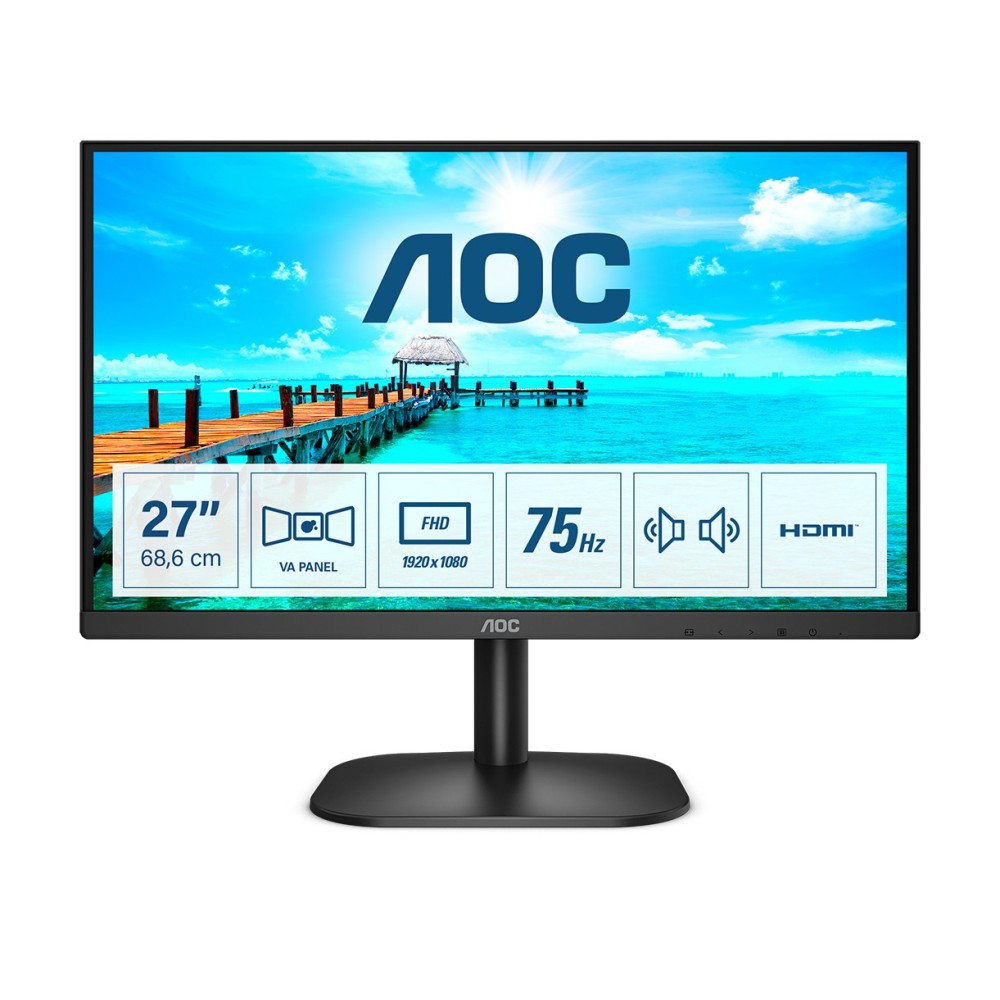 AOC B2 27B2AM LED display 68,6 cm (27") 1920 x 1080 pixels Full HD Noir