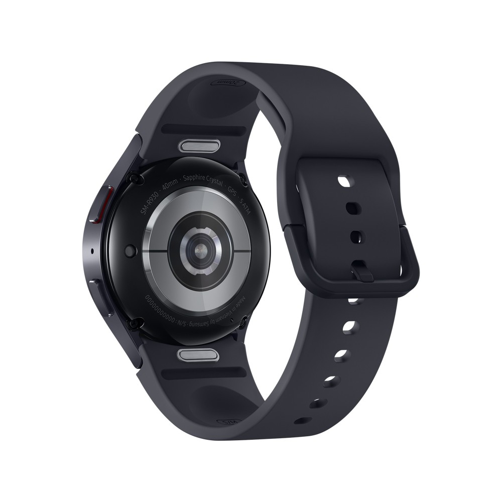 Samsung Galaxy Watch6 Watch6 1.3" OLED 40 mm Digital 432 x 432 pixels Touchscreen Graphite Wi-Fi GPS (satellite)