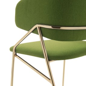 Ambiance Italia LINE PT armchair upholstered in fabric