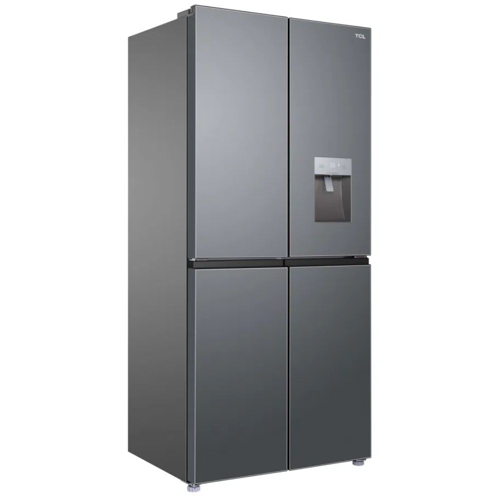 TCL RP466CXF0 frigorifero side-by-side Libera installazione 466 L F Acciaio inossidabile