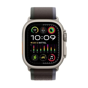 Apple Watch Ultra 2 OLED 49 mm Numérique 410 x 502 Pixel Écran tactile 4G Titane GPS