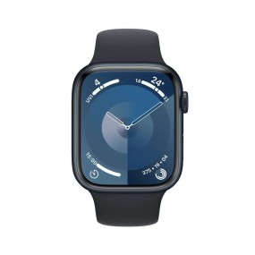 Apple Watch Series 9 45 mm Digital 396 x 484 pixels Touch screen Black Wi-Fi GPS