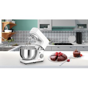 Moulinex QA1501 robot de cuisine 800 W 4,8 L Blanc, Gris