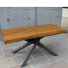 Astro table in solid knotted oak
