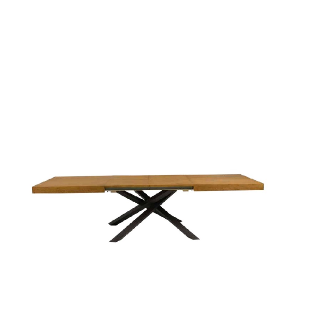 Table extensible Pelago plaquée en chêne noué
