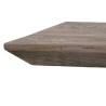 Orione fixed table in solid knotted oak