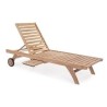 Outdoor wooden cot